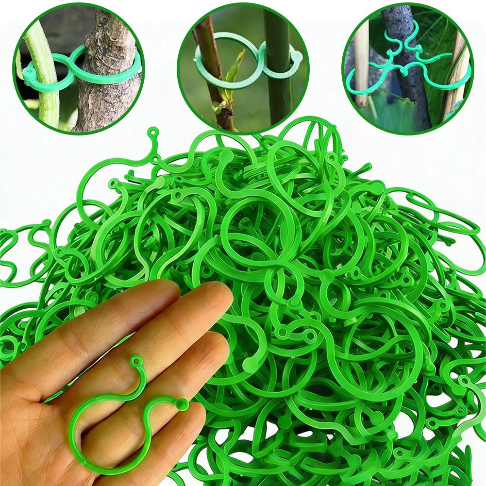 100 Pcs Plant Support Clips He - Vine Climbing Plastic recension och pris