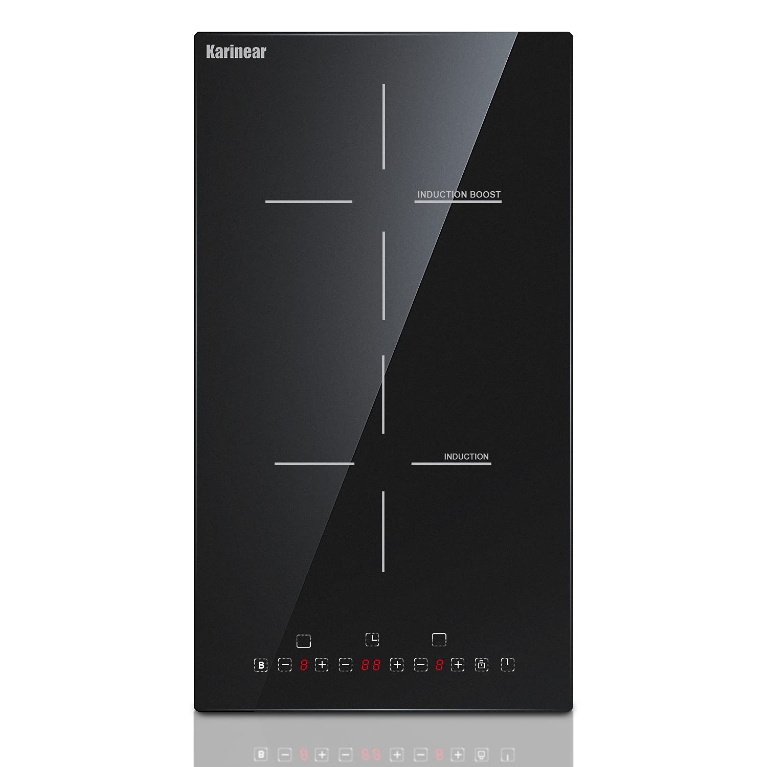 Karinear 12 Inch Induction Coo - Timer Dual Outlet recension och pris
