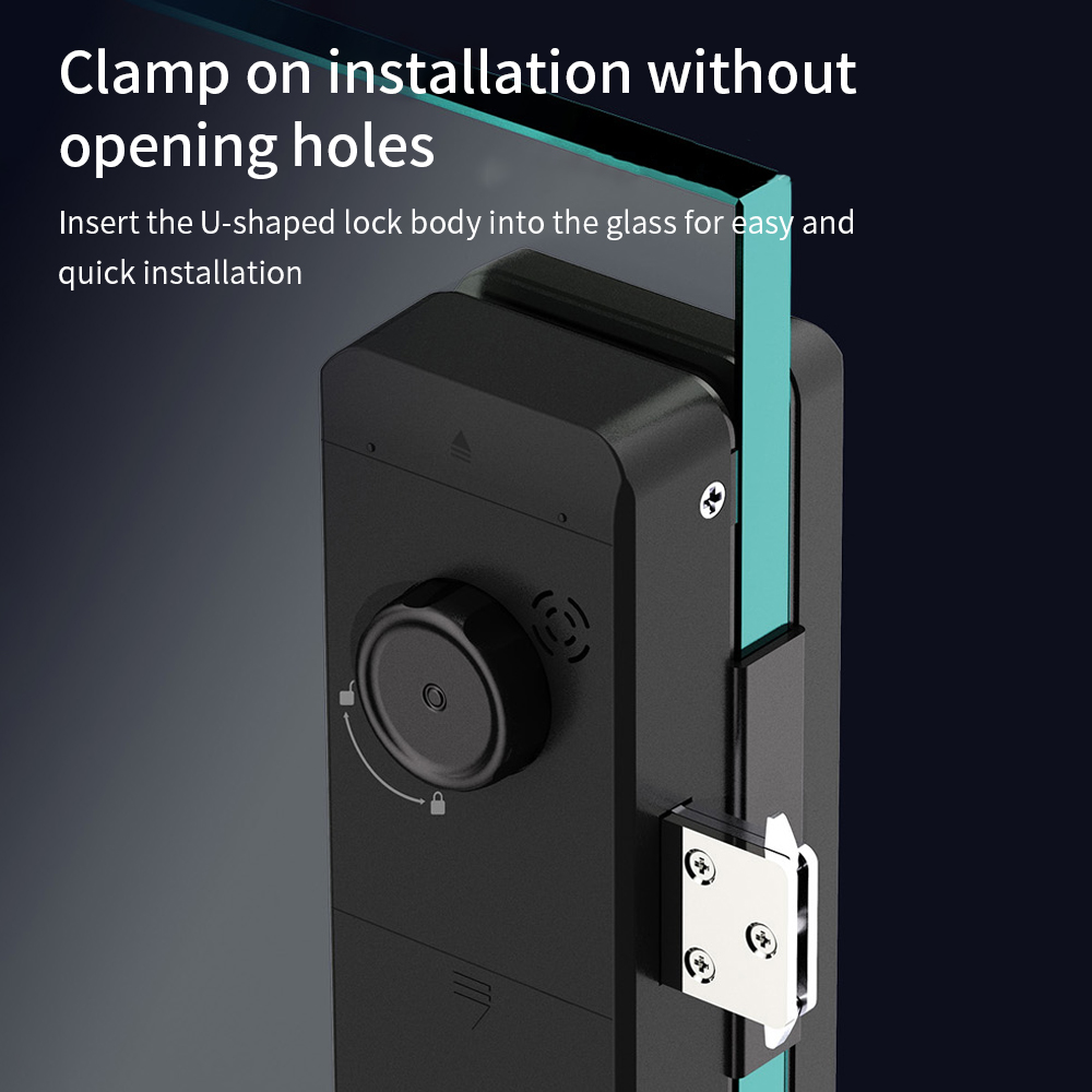 TTLOCK Smart Glass lock Finger - Glass Door Hinge recension och pris
