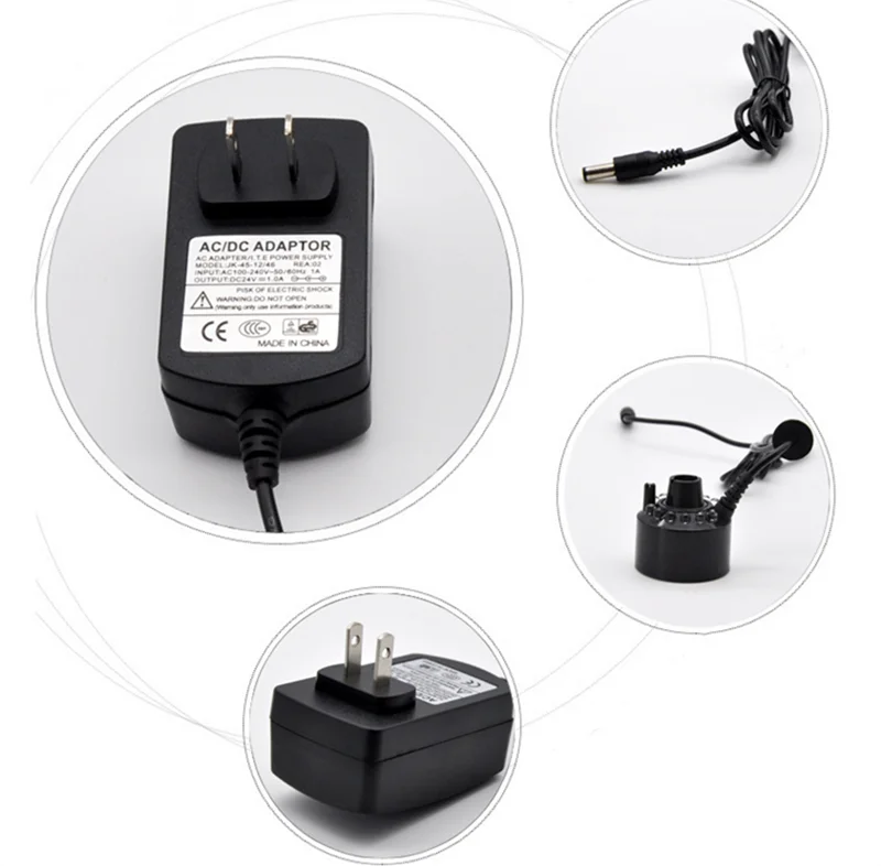 12 LED Atomizer Electric Air H - Terrarium Fogger Ultrasonic recension och pris